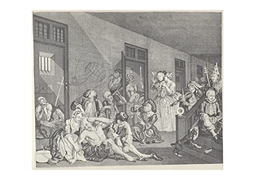 Affiche William Hogarth A Rake's Progress Plate 8 sans cadre géante