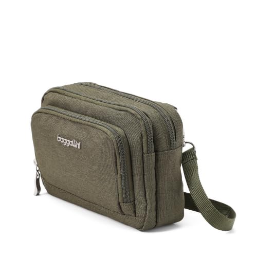 Image of Baggallini Triple Zip with Front Wallet /Trifecta RFID Wallet Crossbody