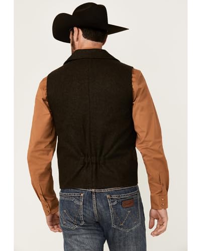 Men's Brown Montana Wool Vest4