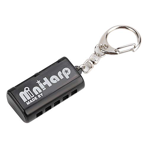 Eulbevoli Mini Harmonica, Petite Harmonica de Poche Installation Forte 5 Trous 10 Tons pour la Maison(Le Noir) - Les Beatles, Paul McCartney, John Lennon, RIngo Starr, George Harrison Eulbevoli Mini Harmonica, Petite Harmonica de Poche Installation Forte 5 Trous 10 Tons pour la Maison(Le Noir) – Image 5