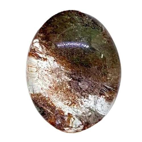Pierre précieuse en vrac quartz de jardin ovale 20x16mm pour sertir un pendentif DIY