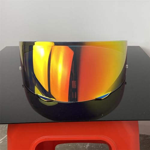 BSTOP HJ-33 Helmet Visor for HJC i90 Shield Replacement Uv Protected Faceshield Helmet Accessories (Revo Deep Red-day useonly) - Thumbnail 3