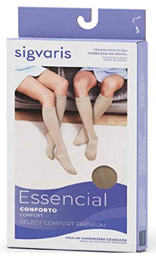 Meia Sigvaris Select Comfort, 20-30 mmHg, 7/8 Cor: Natural Tamanho: GG2