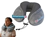ck3100 reset À ajouter ultérieurement Cozy Komfort Oreiller de voyage en mousse à mémoire de forme – Housse respirante et lavable, sangle réglable – Sieste en avion, train, voiture et bureau – Voyage compact