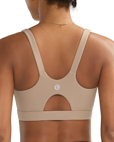 Image of RUNNING GIRL Sports Bra for Women High Support, Molded Cup High Impact Sports Bras for Women with Sewn in Pads