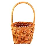 Mini panier à fleurs – il peut être placé dans votre salon, votre chambre, votre bureau, etc., comme décoration pour vous-même ou pour vos amis. panier imitation rotin