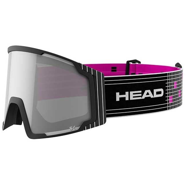 Masque de ski Head Neves Pro 5K Race Vis S2-S1 noir en taille M pour homme