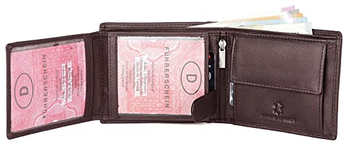 WildHorn Gift Hamper for Men I RFID Protected Leather Wallet, Keychain & Pen Combo Gift Set I Gift for Friend, Boyfriend,Husband,Father, Son etc (Brown M) (Image - 6)