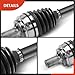 A-Premium CV Axle Shaft Assembly Compatible with Mercedes-Benz W205 Series C300 2015-2017, C400 2015, C43 AMG 2017-2022, C450 AMG 2016, 2.0L 3.0L, Front Left Driver Side, Replace# A2053309902