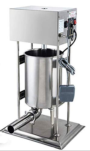 BAOSHISHAN 20L Elektrischer Wurstfüller Gewerbliche Wurstfüllmaschine Wurstfüller Edelstahl-Wursthersteller Maschine…