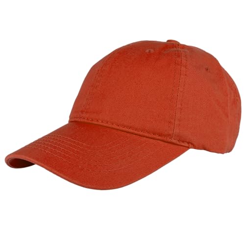 Image of Gelante Cotton Twill Washed Unstructure Baseball Cap - Adjustable Blank Hat for Men Women - Wholesale Bulk Lot of 6 Pack