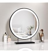Heilmetz Vanity Mirror with LED Lights, Hollywood Vanity Mirrors Lighted Makeup Mirror with 3 Lig...