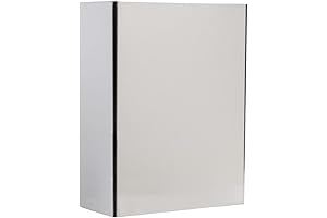 BOBRICK Stainless Steel Surface-Mounted Waste Receptacle with 6.4 Gallon Capacity