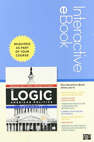 Bundle: Kernell: The Logic of American Politics... 1071806947 Book Cover