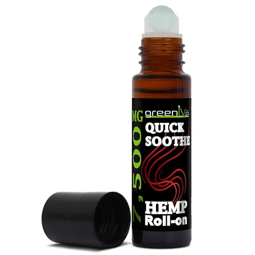 7,500mg Hemp Roll-On Quick Soothe Therapeutic Essential Oil Blend Exclusively on Amazon (1)