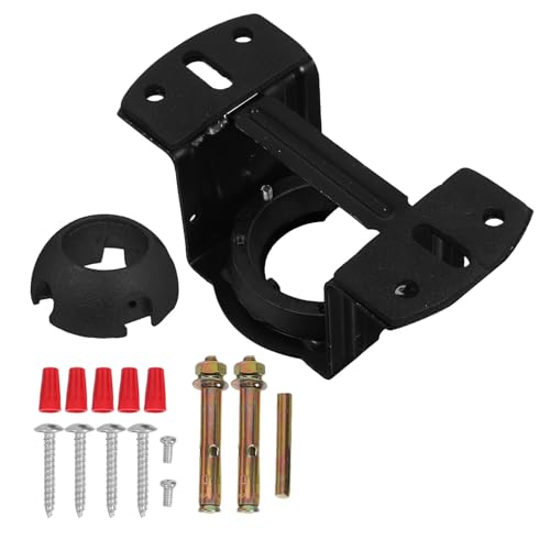 BESPORTBLE Soporte Metálico para Ventilador de Techo Robusto Kit de Montaje para Techo Inclinado Gancho Resistente para Instalación Estable en Sala y Dormitorio