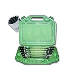 6 llaves JBM 51659 - Pack de 6 Llaves de Vaso de 12 Cantos articuladas
