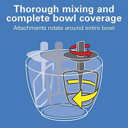 Hamilton Beach 6 Speed Electric Stand Mixer with Stainless Steel 3.5 Quart Bowl, Planetary Mixing, Tilt-Up Head, 300W Motor, Black (63325)