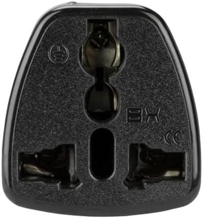 BoxWave Universal to UK Plug Adapter - Universal Plug Adapter- AUS, EU, UK, US Charger (Black)