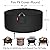 [2025 Upgraded 900D Fabric] Fire Pit Cover Round 41-44 Inch Heavy Duty 900D Strong Tear-Resistant, UV Resistant, Waterproof, Fading Resistant Firepit Covers Round for Outdoor Fire Pit