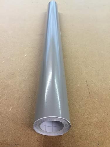 Self Adhesive Sticky Back high Gloss White Sign Vinyl by vgoltd fablon craft covering (2m x 610mm roll, White)