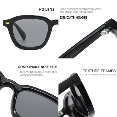 Image of Karsaer Sunglasses for Men Women Square Frame Classic UV Protection Driving Glasses E1218