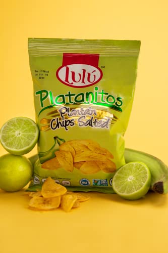 Lulu Salted Plantain Chips - Whole 30 - Plantains Chips - Whole 30 Snacks - Healthy Snack - Bulk Chips - Plantain Chips Lightly Salted - Organic Plantain Chips - Box Of Chips #TOP6