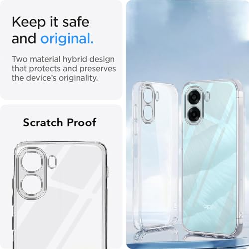 Image of Jkobi Silicone Back Cover Case for Oppo A6X | Oppo A6S (Clear Shockproof Case with Camera Protection | Soft and Flexible | Transparent)