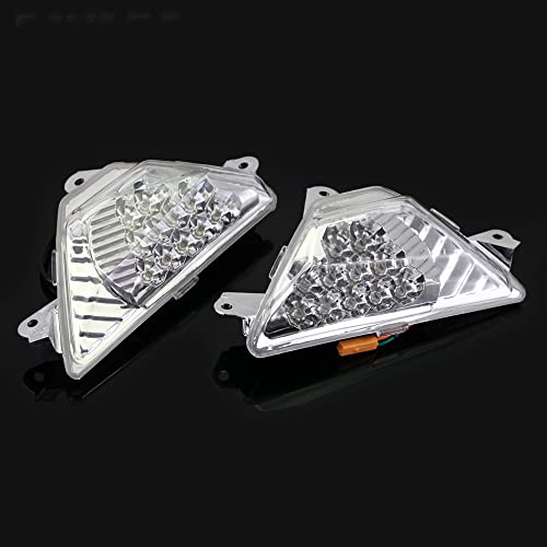 Clignotant avant LED transparent étanche pour Kawasaki Ninja 300 400 650
