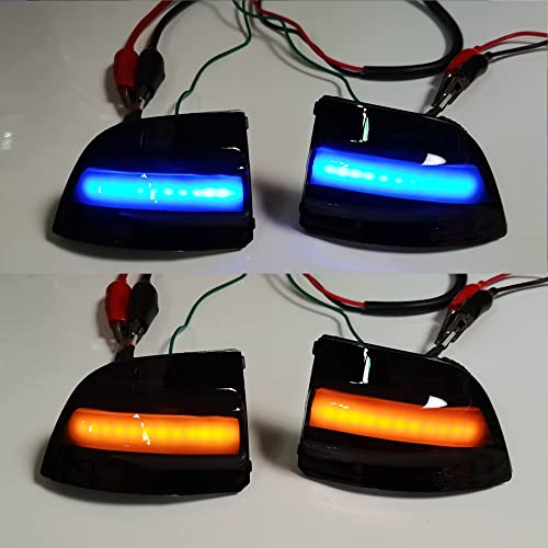 Intermitentes dinámicos para Ford Focus 2 y C-MAX espejo retrovisor secuencial de 2 uds 4