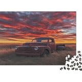 autocarro d'epoca in vendita MATERIALE：Il puzzle da 1000 pezzi con soggetto Vintage Truck—rustic Countryside Scene è tagliato con precisione in materiale riciclato, resistente, robusto e durevole. Ogni pezzo è unico e non si ripete mai, per garantire agli amanti dei puzzle un'esperienza pienamente soddisfacente. Una volta completato, il puzzle può essere utilizzato come decorazione murale.