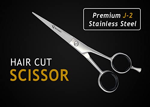 Professional Hair Cutting Scissors - Barber Shears For Salon And Home Use - Sharp Durable Razor Edge Tijeras De Peluqueria Profesional - Comfortable Grip Handles With Case By Ruvanti #TOP7