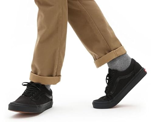 Vans Old Skool Unisex Sneakers, Black/Black, 11 US Women/9.5 US Men