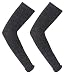 Wool Compression Arm Warmers - Compression Arm Sleeves, Cycling Arm Warmers, Compression Sleeves - Wool Sleeves (S/M, Grey)