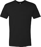 LogoUp 6210 Men's Men's CVC Tee Black(1pck) Large