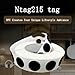 NFC tag NTAG215 Sticker chip Black programmable NFC tag Compatible with All NFC Enabled Smartphones and Devices (50)