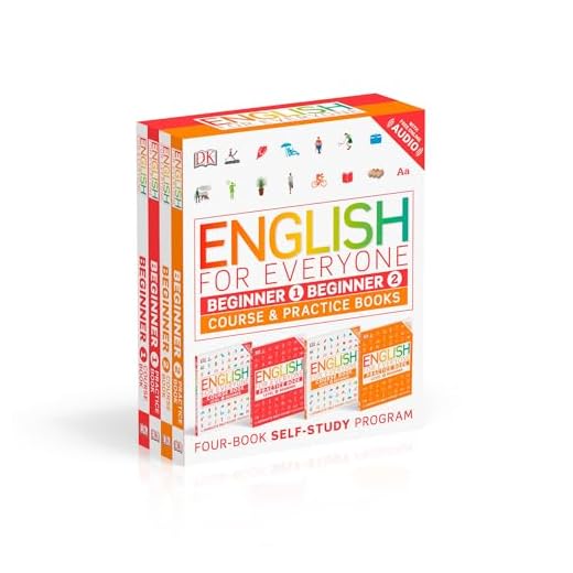 English for Everyone: Beginner Box Set: Course and Practice Books Four-Book Self-Study Program