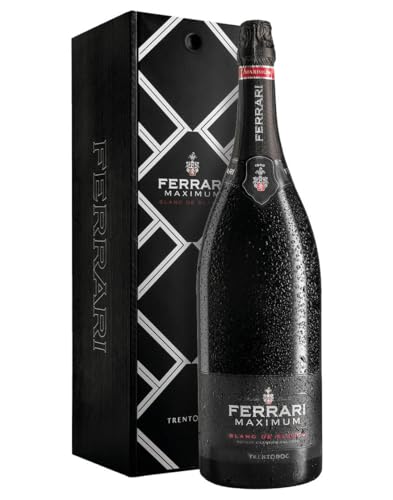Trento DOC Brut Maximum Blanc de Blancs Ferrari, Jeroboam 3 ℓ, Cassetta di legno