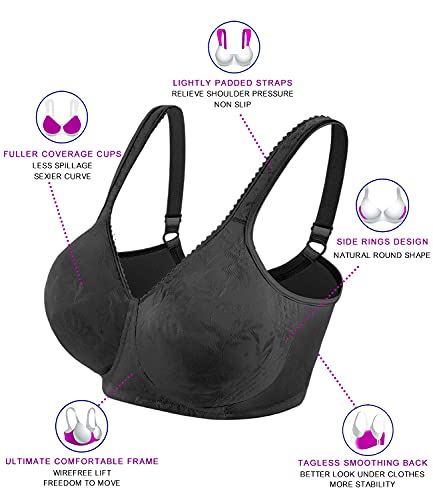 Soutien-gorge de sport sans coutures wirarpa à coussinets amovibles - 4