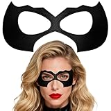 Pirekul Cat Women Mask Halloween Mask for Women, Black Eye Cat Mask for Masquerade Halloween Costume accessories