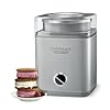 Cuisinart Ice Cream Maker Machine, 2-Quart Ice Cream, Sorbet and Frozen Yogurt Machine, Fully Automatic Double-Insulated Freezer Bowl Makes Frozen Desserts in Under 30 Minutes, ICE30BCP1, Silver