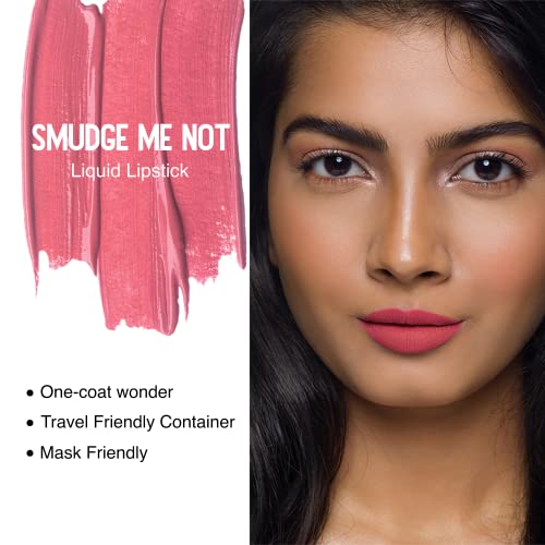 Image of SUGAR Cosmetics - Smudge Me Not - Liquid Lipstick - 37 Hot Apricot (Peachy Nude) - 4.5 ml - Ultra Matte Liquid Lipstick, Transferproof and Waterproof, Lasts Up to 12 hours
