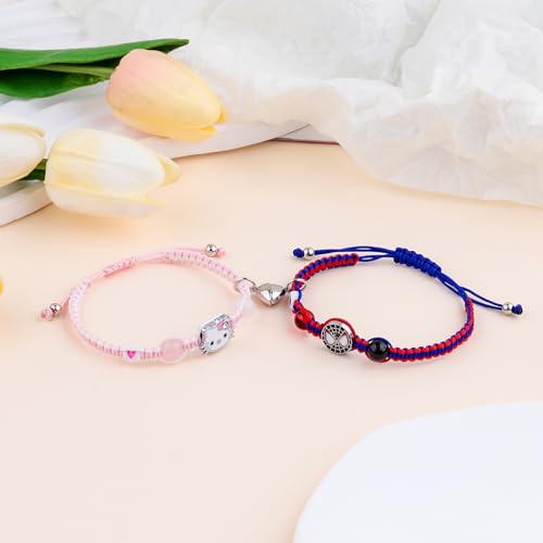 CouplesFriendship-Matching-BraceletsBatSpiderkitty-Bracelets-Set-Valentines-Day-Birthday-Jewelry-Gifts-for-Gf-and-Bf-Soulmate-Matching-Gifts-for-HusbandWife-SonDaughters-BFF