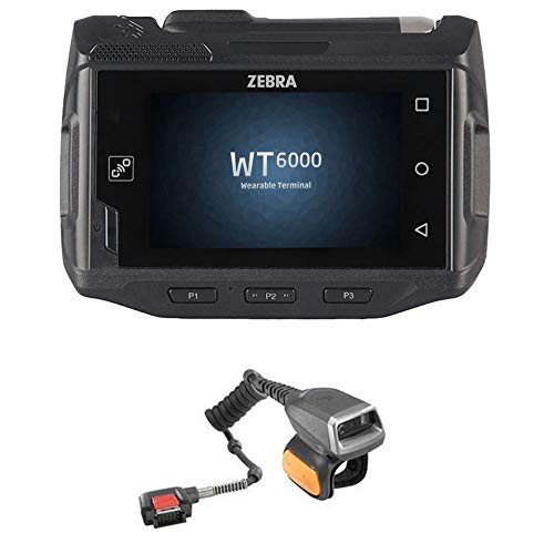 Zebra WT60A0-TS0LEUS Escáner de Códigos de Barras Android con Escáner de Anillo RS4000-HPCSWR