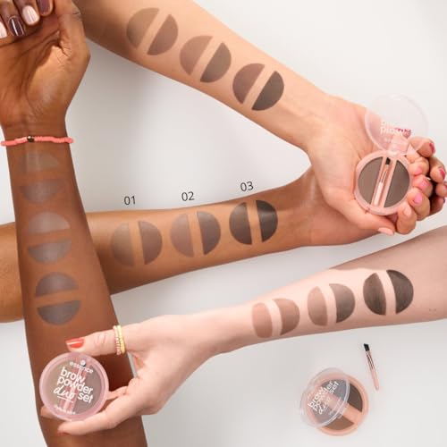 Essence Sourcils Brow Powder Duo Set 02 Medium - vue 4