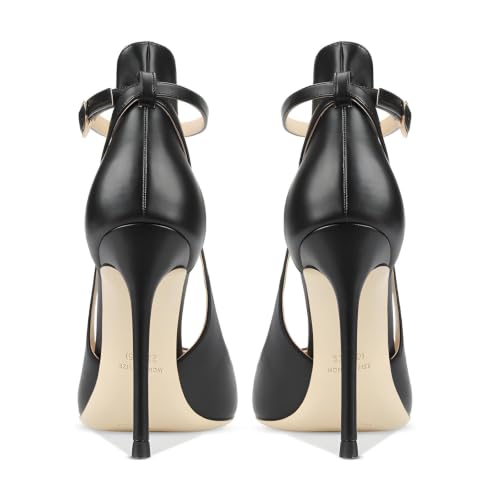 Image of Women's Pointed-Toe Bag-Toe Strappy High-Heeled Shoes Sexy Stiletto Pumps