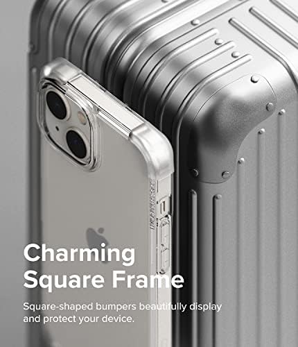 Ringke Fusion Bumper Case Compatible with iPhone 14 Plus 6.7-Inch Case, Square Shaped Advanced Edge Bumper Shockproof Drop Protection - Clear