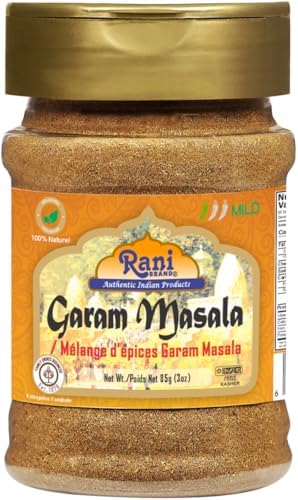Rani Garam Masala Indian 11-Spice Blend 3oz (85g) PET Jar ~ All Natural, Salt-Free | Vegan | No Colors | Gluten Friendly | NON-GMO| Kosher | Indian Origin
