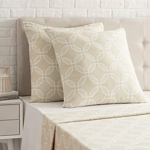 Amazon Basics Sateen Pillowcase - 50 x 80 cm x 2, Multi-Stripe
