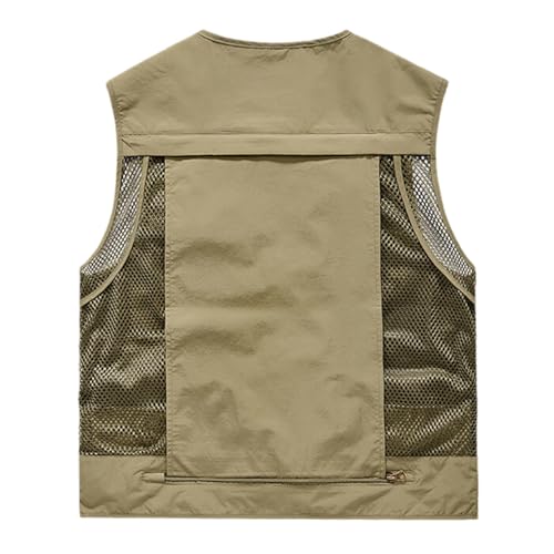 Sobrisah Outdoor Fishing Vest Safari Photography Work Outerwear Vests Family Matching Travel,12Years - Adult XXL2